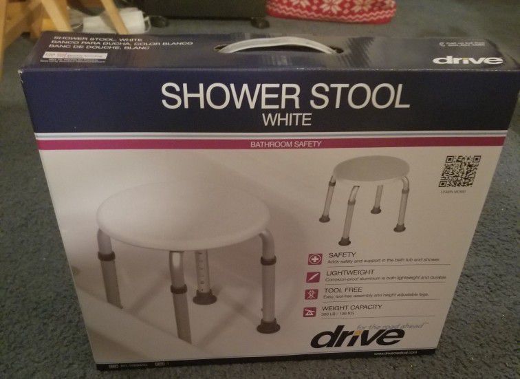 NEW IN BOX- extending Shower Stool Chair