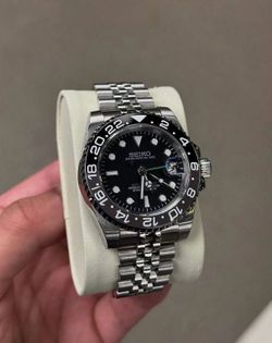 Seiko Mod: Bruce Wayne GMT