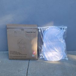 New - Dom Family - Dream On Me - Baby Bassinet - White with wheels