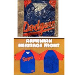 Los Angeles Dodgers Armenian Heritage Jersey 2024 Size XL Medium DODGERS STADIUM SGA