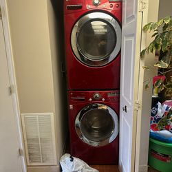 Electric LG Washer And Dryer 