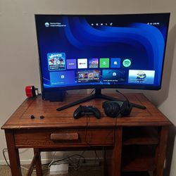 Gaming Monitor & Xbox & Gaming Chair 