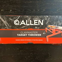 Allen Claymaster Target Thrower —Throws DOUBLE & Single clays