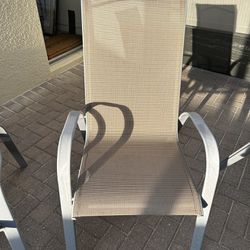 4 Outdoor Chairs, Great Condition, $10 Each