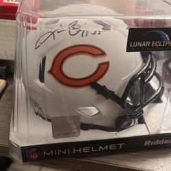 Lance Briggs Mini Helmet  Bears 