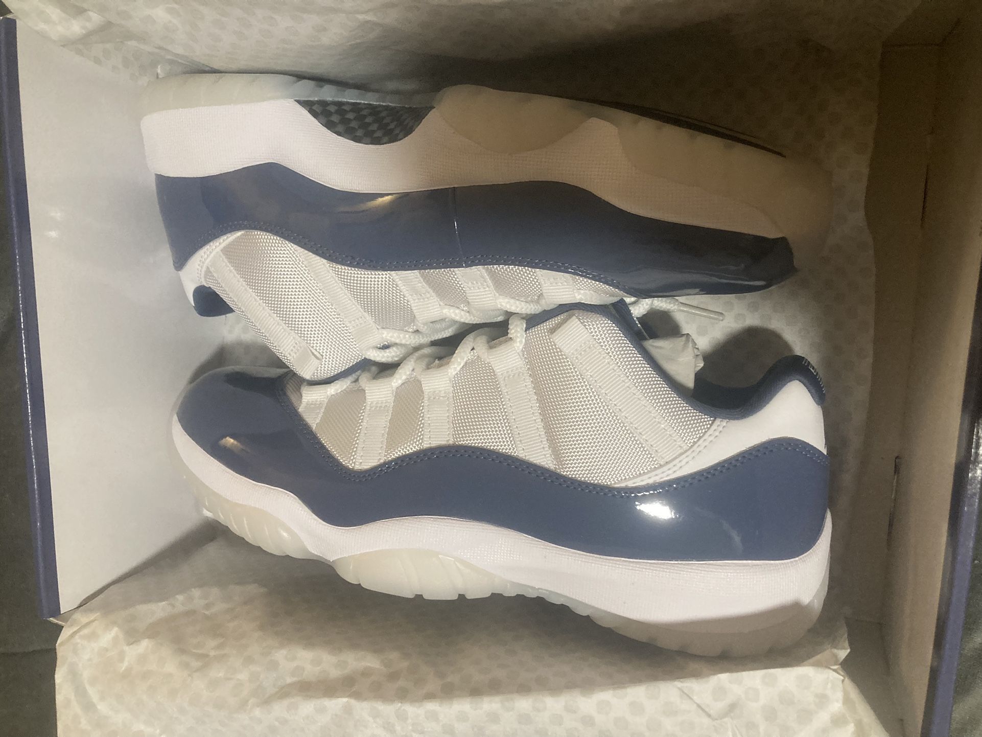 Air Jordan Retro 11 Low Diffuse Blue Size 10.5 Brand New