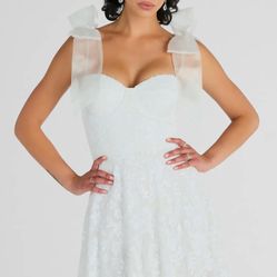 New White Windsor Dress