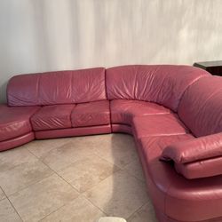 Leather Couch 