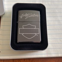 Harley Davidson Zippo. Lighter, Chrome Logo