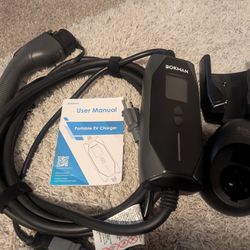 Bokman Portable Level 1& 2 EV Charger (240V, 16A) with 20ft Charging Cable