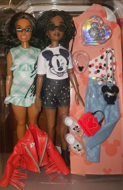 Disney x Barbie  Fashion Doll 2-Pack with Accessories