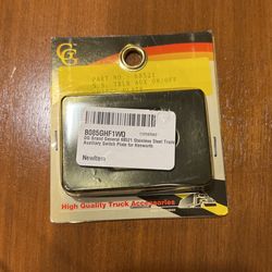 Stainless Steel Trailer Auxiliary Switch Plate for Kenworth