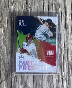 Babe Ruth and Shohei Ohtani 2018 PANINI - DIAMOND KINGS BASEBALL