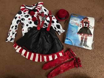Creepy Clown Toddler Costume 5T-6T