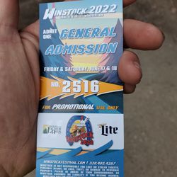 Winstock Tickets General Admission