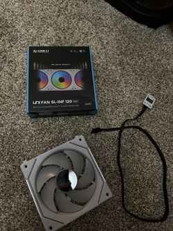 Lian Li UNI Fan SL Infinity Fluid Dynamic Bearing 120mm Case Fan - White