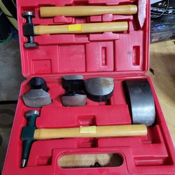 Auto Body Slide Hammer And Dolly set