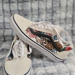 Vans Old Skool Tiger Floral. Mens Size 6 Womens Size 7.5 