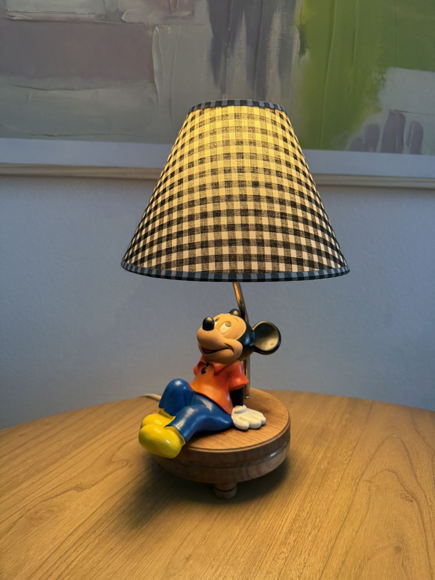 Vintage Mickey Mouse table lamp