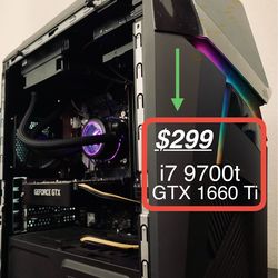 Liquid Cooled ASUS ROG STRIX Gaming Desktop Intel Core i7 Gaming PC