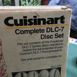 Cuisinart DLC-7 Disc Set