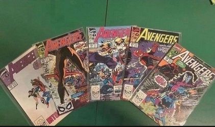 1989 Avengers Comics ( Nebula Saga With Spider Man )