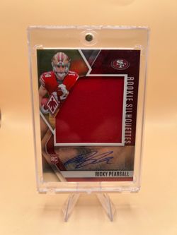 2024 Ricky Pearsall phoenix silhouettes rookie auto jumbo patch /99🔥