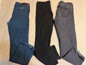 Men’s jeans ( wrangler, godfather, Abercrombie)