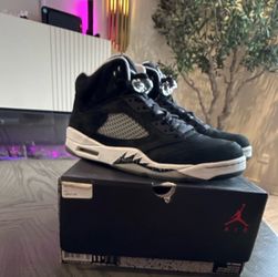 Air Jordan 5 Retro Black/White/Gray High Top “Oreo’s” Size 11.5