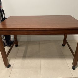 Rolling Kitchen/Office Table