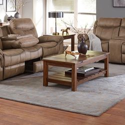 Knoxville Reclining Sofa And Loveseat 