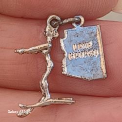 Vtg.Sterling Silver " LAKE HAVASU WATERSKIER " CHARM