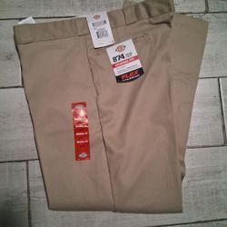 Dickies Men’s 874 Work Pant Original Fit Flex Size 44x32 New
