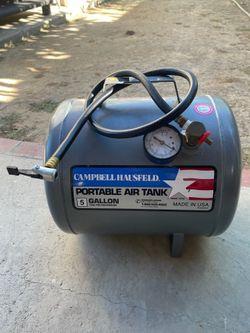Durable steel portable air tank