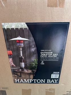 Hampton Bay 11,000 BTU Tabletop Propane Patio Heater – New in Box