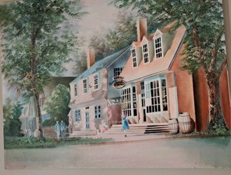 Large Corner Store Painting 