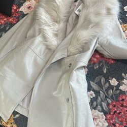 White Bone Color Jacket 