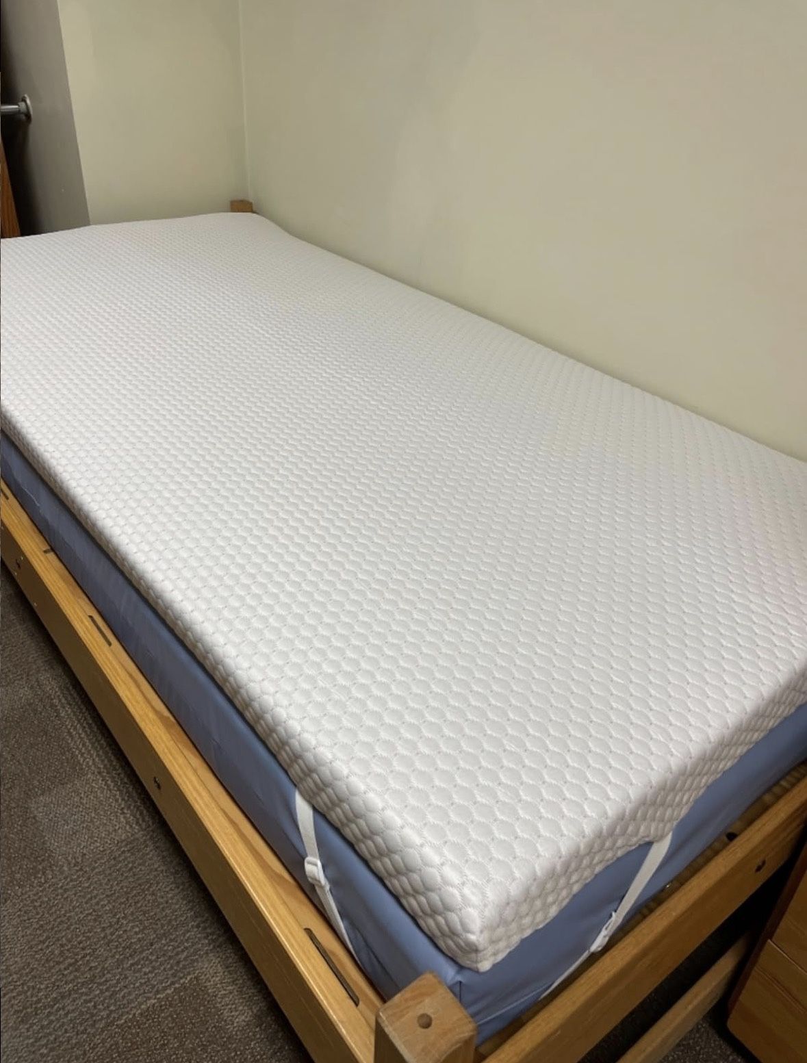 Twin Bed Memory Foam 3 inch Mattress Topper
