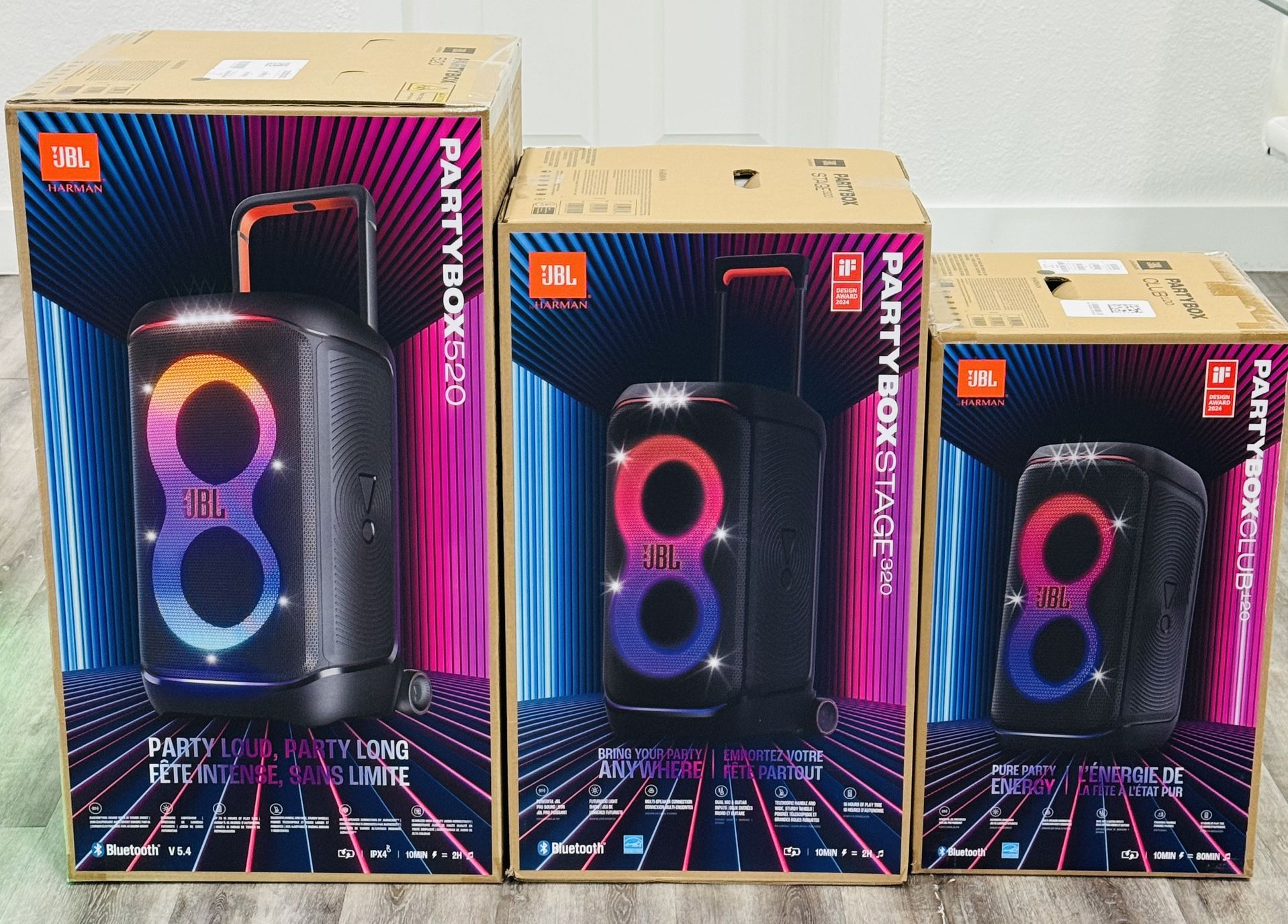 Jbl partybox 520: 650$π΅ Jbl partybox 320: 450$π΅ Jbl partybox 120: 300$π΅