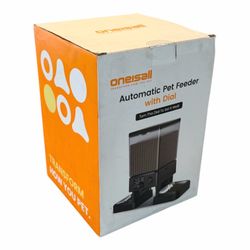 Oneisall Automatic Cat Feeder for 2 Cats, 20 Cups/5L Automatic Cat Food Dispense