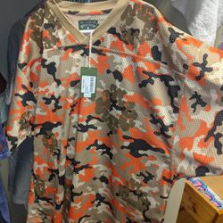 Denim tears brown camo jersey XL 
