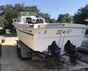 24 ft 1979 Grady White boat and trailer for sale