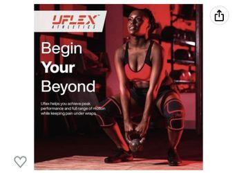 UFlex Athletics Knee Compression Sleeve Support for Women and Men - Knee  Brace for Pain Relief, Fitness, Weightlifting, Hiking, Sports - Red, Medium