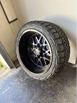 20x12 Offroad wheel tires new 6lug Chevy ford ram
