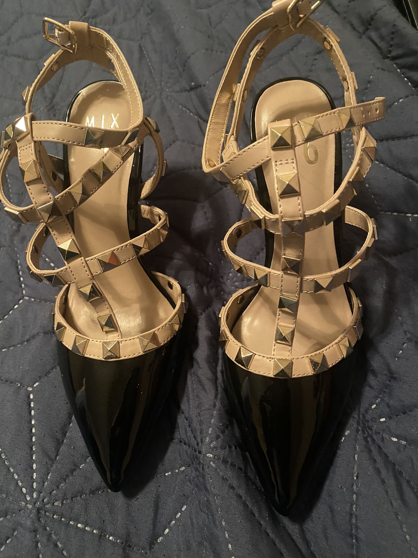 Size 6 Sexy Black Heels