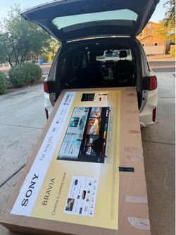 85 TV Sony smart 4K HDTV 120 Hz $55 down on financing for delivery six months warranty