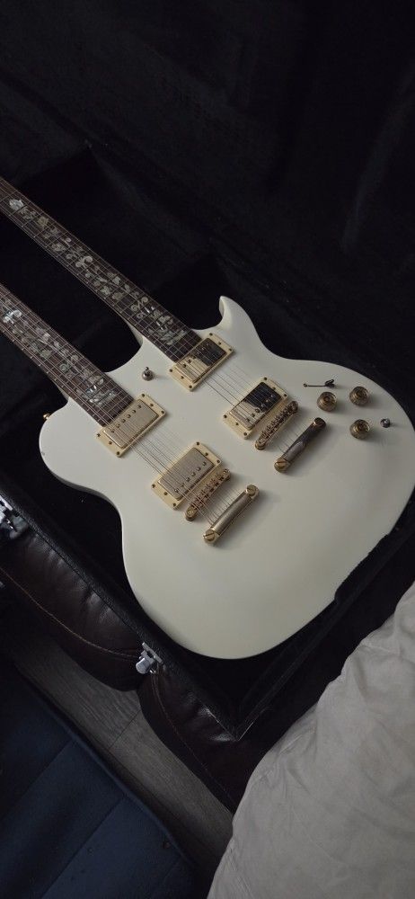 Davison Double Neck Electric Guitar 12/6