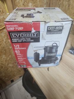 Everbilt 1/2 Sump Pump