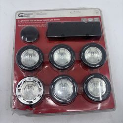 Commercial Electric: Xenon 6 Puck Task/Accent Cabinet Kit Dimmer 200W One Broken