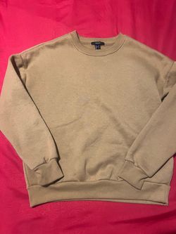 Forever 21 Tan Crewneck Sweatshirt. Size S